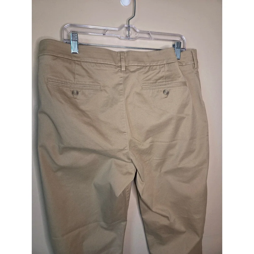 Express Men's Chino Pants Khaki Stretch Cotton 36x32